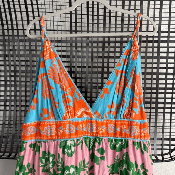 Farm Rio Lace Garden Mix Maxi Dress - Picture 5 of 10